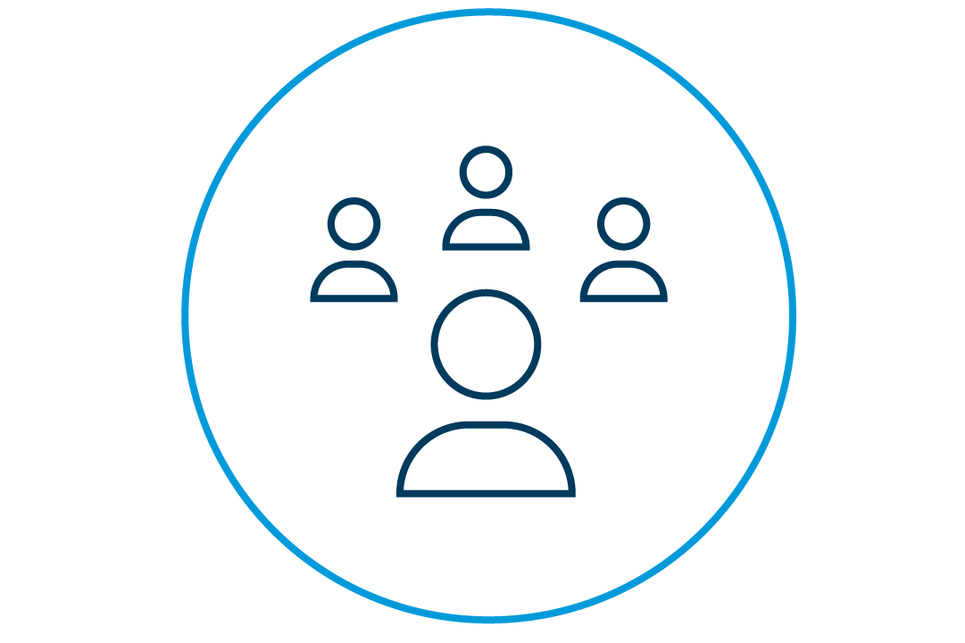 graphic depicting the concept of networking