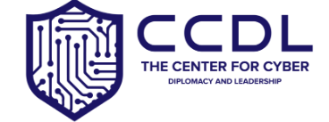 CCDL: The Center for Cyber Diplomacy and Leadership (logo)